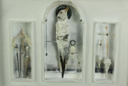 Richard James (British b. 1963). 'Madonna with Angels and Saints.' 2009. Mixed media. Signed. Framed