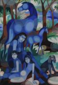 Senaka Senanayake (Sri Lankan b. 1951). Oil on canvas. Signed and dated by Senanayake. From a