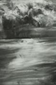 Janet Goddard. Watercolour. Seascape. Signed lower right. H.75 W.60 cm.