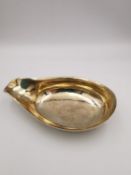 A Georgian sterling silver pap boat. Hallmarked: EM for Edward Mayfield, London, 1803. Weight 43g
