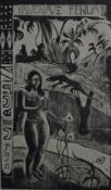 Paul Gauguin (1848 - 1903). Nave Nave Fenua (Delightful Land). Cut by the artist in 1894 and printed