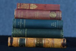 Five books to include Froissart's Chronicles, and volume I of 'The Rise of the Dutch Republic' by