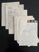 An archive of novella and short story typescripts by Stephen Dixon. 'Frog Takes a Swim', 'Looking
