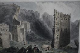 Wall on west side of city of Antioch, 1840 engraving by W.H. Bartlett, after a painting by Laura