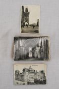 A small stack for continental postcards some used. Cira 1930.