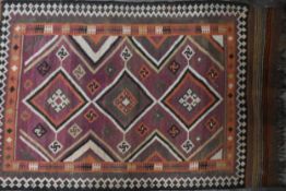 A Kelim rug. H.148 W.258
