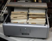 Vintage Rotadex system circa 1950. H.30 W.33 D.30 cm.