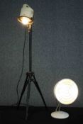Two desk lamps. Interfit Tungsten 3200. 'Made in England'.