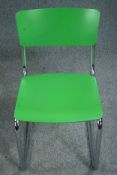 A contemporary Breuer S43 chair by Thonet.