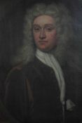A late eighteenth century portrait painting. Oil on canvas. Restored and relined at some point