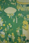 Nina K. Brisley (British. 1898-1978) Lithograph. 