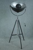 A contemporary floor standing lamp in the vintage style. H.152 cm.