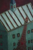 Kim Marsland, Oil painting on canvas. Titled 