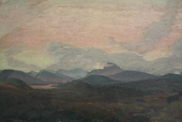 Josephine Haswell Miller (British 1890-1975). Oil painting on board. Landscape. Provenance: from the