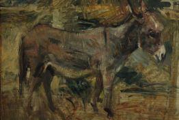Thomas Sherwood La Fontaine (British, b. 1915). Oil painting on board. Signed lower right. Framed.