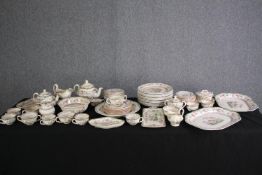 A large Copeland Spode dining and tea set. L.38 W.28cm. (largest)