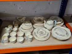 An extensive New Hall dinner service
