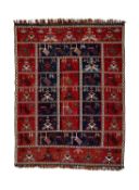 A RARE LATE 19TH / EARLY 20TH CENTURY PERSIAN SHASSAVAN KILLIM RUG