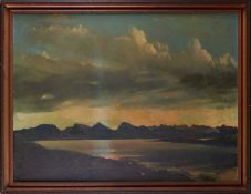 JOHN MATHISON (SCOTTISH, 20TH CENTURY): 'TORRIDON HILLS'