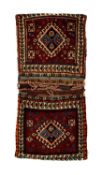A PAIR OF PERSIAN QASHQAI SADDLE BAGS