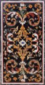A 19TH CENTURY FLORENTINE PIETRE DURE TABLE TOP