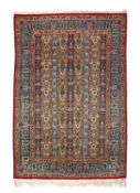 A QUM CARPET, CENTRAL PERSIA