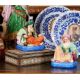 JACOB PETIT: A PAIR OF MID 19TH CENTURY PORCELAIN FLASKS OF A SULTAN AND SULTANA - Image 1 of 3