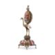 A FINE 19TH CENTURY VIENNESE ENAMEL AND SILVER TABLE CLOCK IN THE MANNER OF HERMANN RATZERSDORFER - Image 1 of 3
