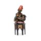 RICHARD THUSS (AUSTRIAN, FL. EARLY 20TH C): AN ORIENTALIST COLD PAINTED BRONZE OF A BOY WITH PARROTS - Image 1 of 2
