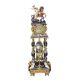 A MONUMENTAL PORCELAIN AND ORMOLU FLOORSTANDING CLOCK - Image 4 of 9