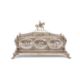 A FINE 19TH CENTURY INDIAN SILVER SCROLL HOLDER / CASKET - Image 2 of 3
