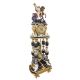 A MONUMENTAL PORCELAIN AND ORMOLU FLOORSTANDING CLOCK - Image 2 of 9