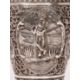 A PAIR OF LATE 19TH CENTURY INDIAN SILVER VASES - Image 6 of 8