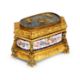 A FINE 19TH CENTURY FRENCH PALAIS ROYALE ORMOLU AND ENAMEL JEWELLERY CASKET - Image 2 of 2