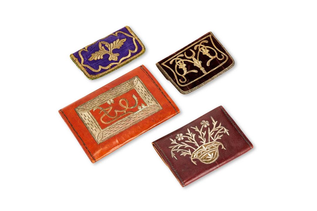 FOUR 18TH / 19TH CENTURY OTTOMAN GOLD AND SILVER THREAD EMBROIDERED BAGS - Image 2 of 2