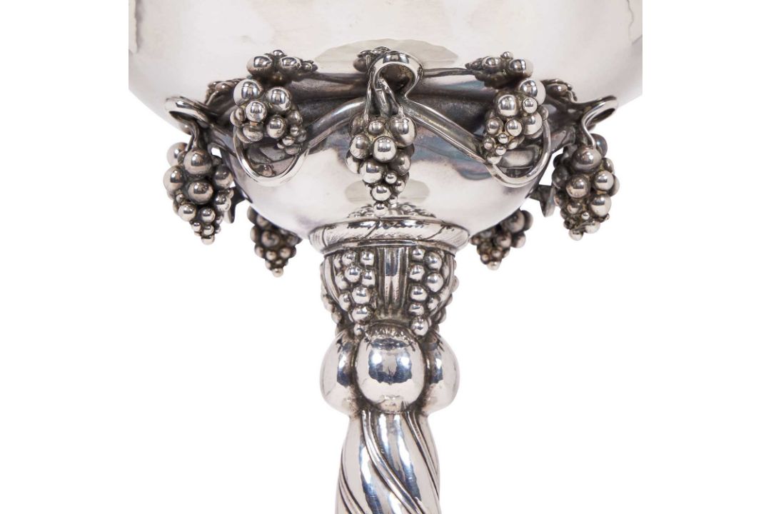 GEORG JENSON: A STERLING SILVER TAZZA, MODEL 263B, DESIGNED IN 1918 - Image 2 of 3