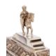 A FINE 19TH CENTURY INDIAN SILVER SCROLL HOLDER / CASKET - Image 3 of 3