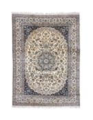 A LARGE NAIN CARPET, CENTRAL PERSIA