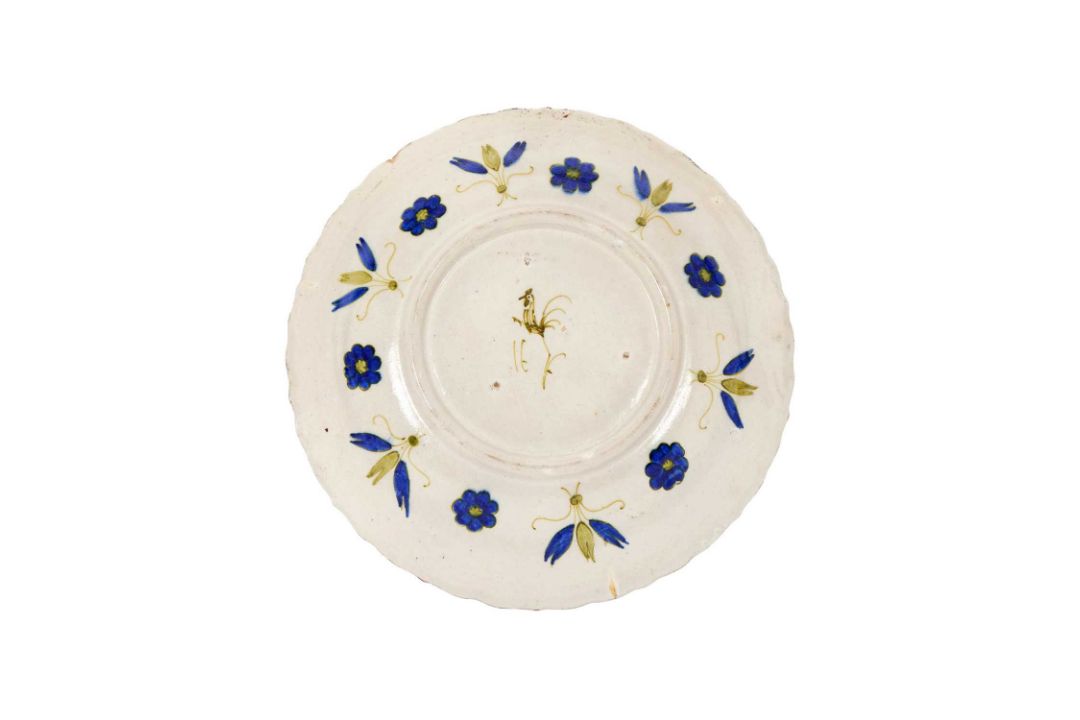 A 19TH CENTURY CANTAGALLI IZNIK STYLE DISH - Image 2 of 2