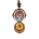 A FINE 19TH CENTURY VIENNESE ENAMEL AND SILVER TABLE CLOCK IN THE MANNER OF HERMANN RATZERSDORFER - Image 3 of 3