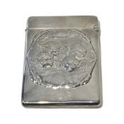 WILLIAM COMYNS, 1896: A SILVER CARD CASE