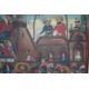A VERY LARGE 19TH CENTURY QAJAR PAINTING OF THE BATTLE OF KARBALA - Image 3 of 9