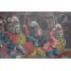 A VERY LARGE 19TH CENTURY QAJAR PAINTING OF THE BATTLE OF KARBALA - Image 6 of 9