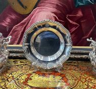 ODIOT PARIS: A 19TH CENTURY FRENCH SILVER DINNER PLATE