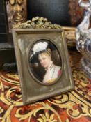 A LATE 19TH CENTURY FRENCH LIMOGES ENAMEL PLAQUE