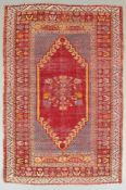 A CAUCASIAN WOOL RUG
