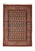 A MID 20TH CENTURY KASHAN CARPET