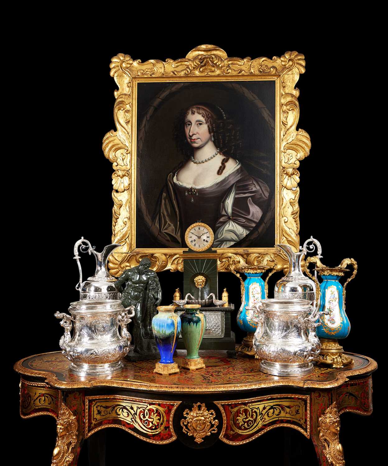 ATTR. TO DAVID SCOUGALL (SCOTTISH, FL. 1654-1682): A 17TH CENTURY PORTRAIT OF DAME HELEN SKENE - Image 9 of 16