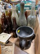 A COLLECTION OF VINTAGE / ADVERTISING BOTTLES TO INCLUDE LOCAL EXAMPLES