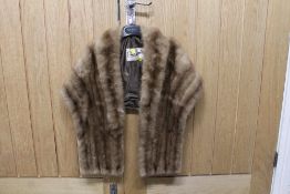 A VINTAGE FUR STOLE BY COLMAN SUMBERG LTD